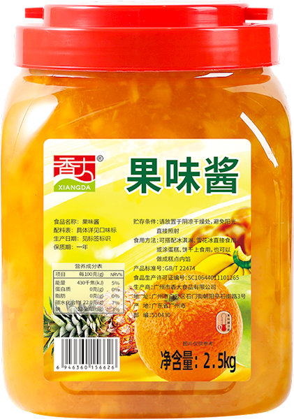 芒果果味酱2.5kg