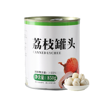 荔枝罐头850g